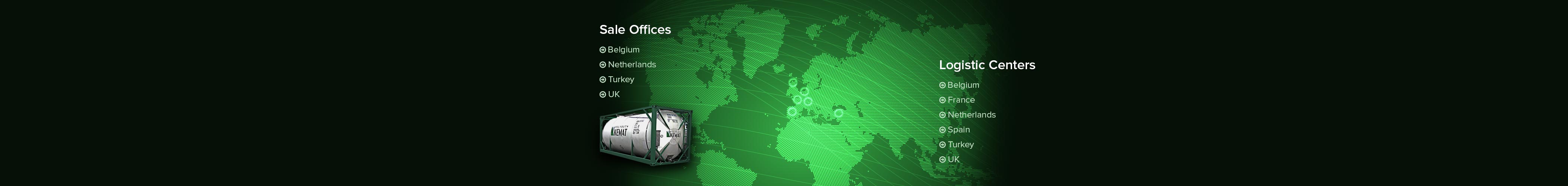 Distribution centres throughout Europe with readily available heated stock across all grades.